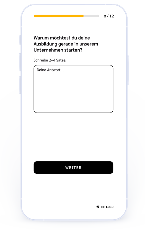 Testfrage der Kategorie MotivationsCheck im LehrberufsCheck.