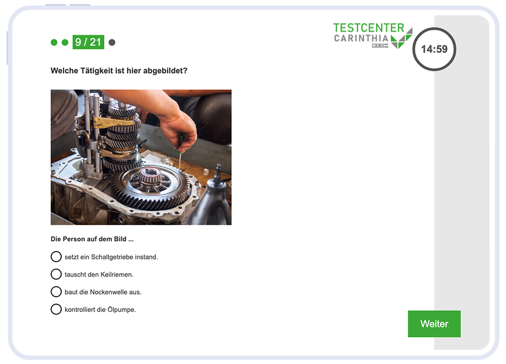 KompetenzCheck der Auswahlhilfe für den Bereich Technik und Handwerk.