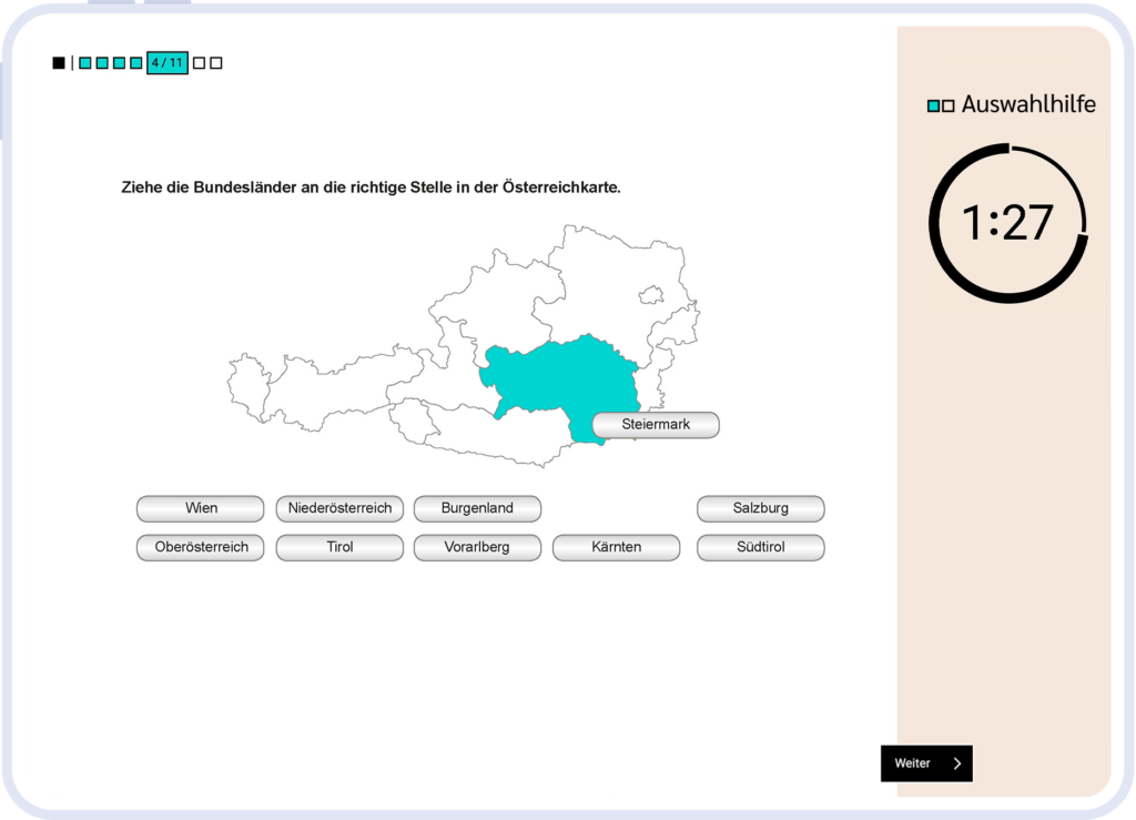 Testaufgabe zur Allgemeinbildung aus dem Lehrlingstest der Auswahlhilfe.