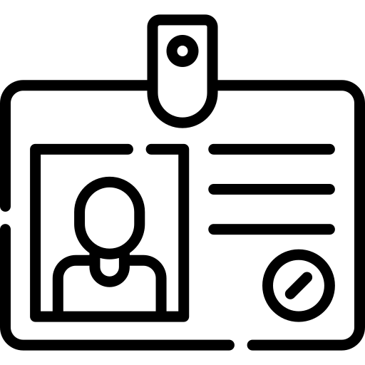 Icon: Mitarbeiterausweis.