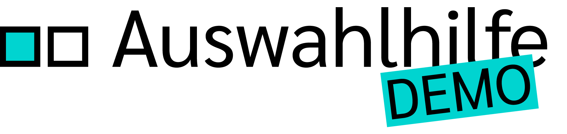 Logo der Auswahlhilfe-Demoversion.